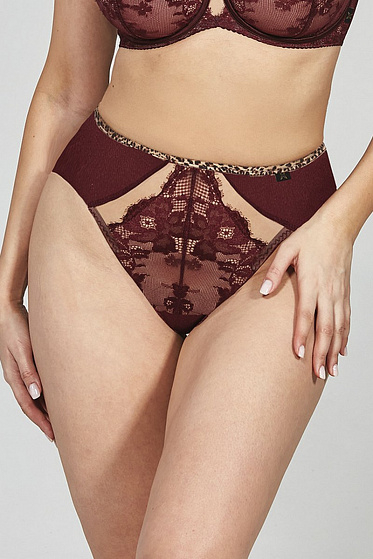 Трусы SELENA BURGUNDY Stringhighwaist kris line