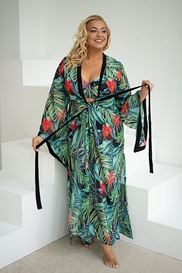 JUNGLE Kimono Халат пляжный