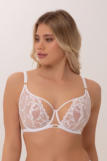 MADLEN WHITE Soft Balconette Бюст